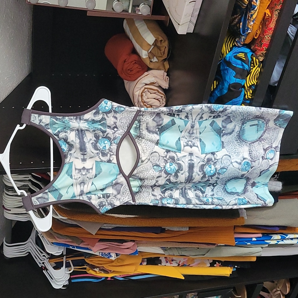 Jewel Print Cocktail Dress